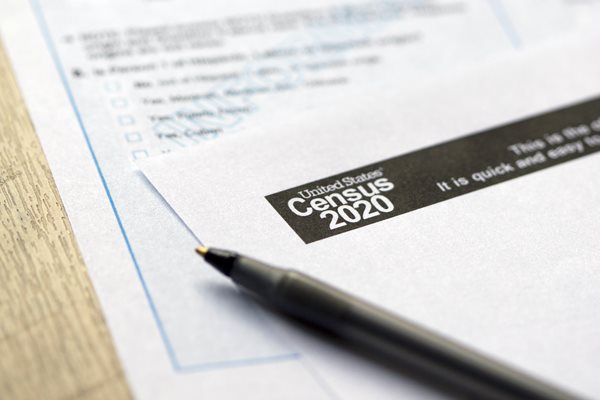 Image of US Census 2020 form