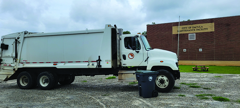 Dacula's new recycling truck and facility.