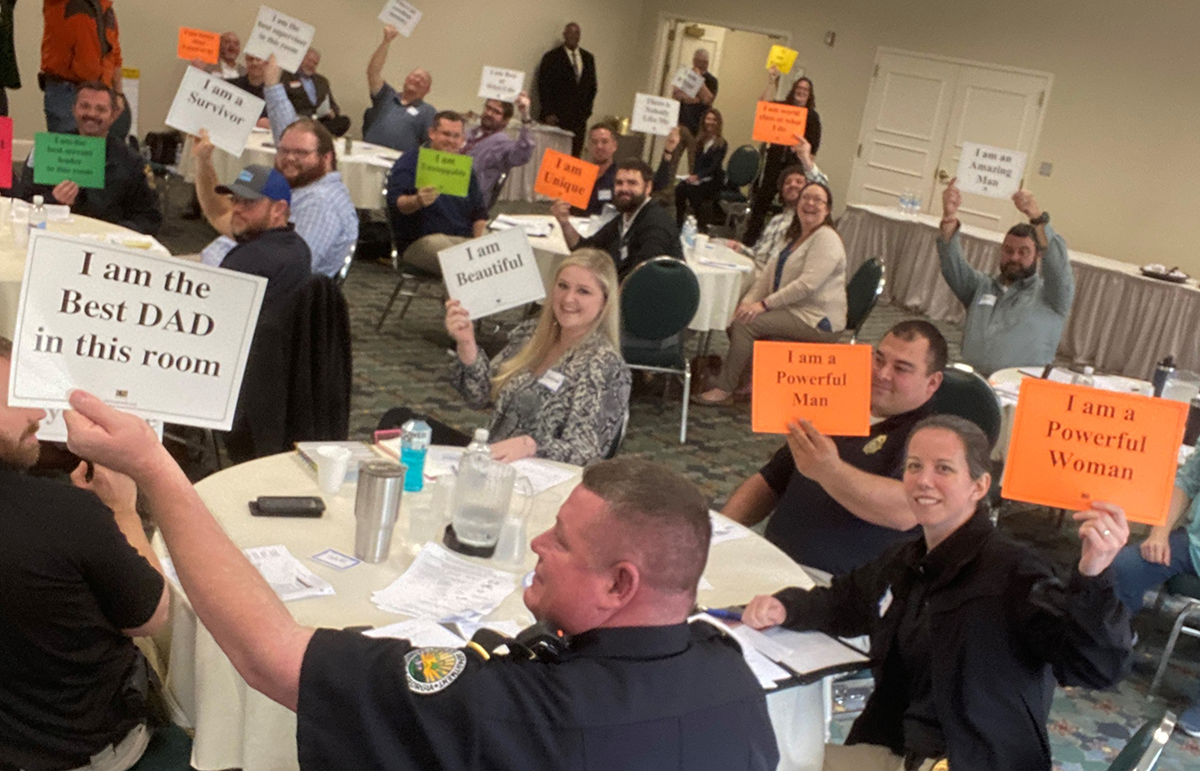 Members of the inaugural Gainesville Leadership Academy class during their first meeting in 2020.