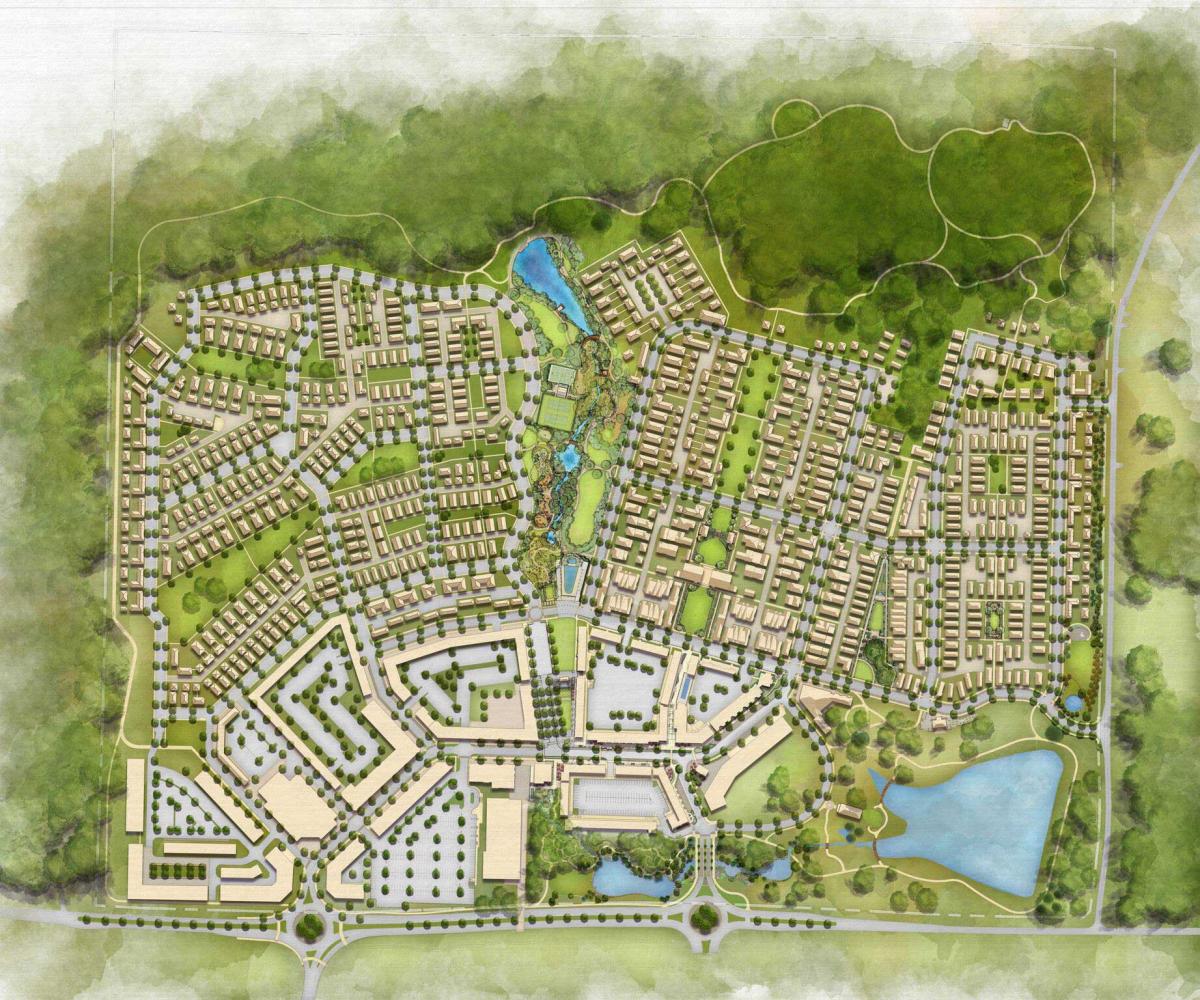 Trilith site plan. Courtesy of Lew Oliver, Inc.