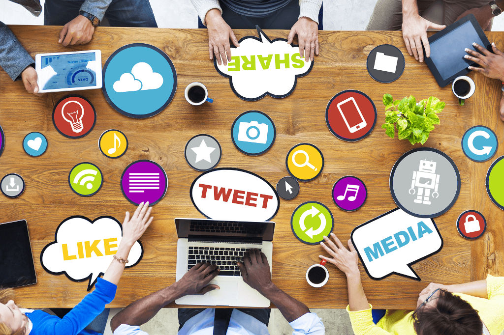 Social Media mashup.