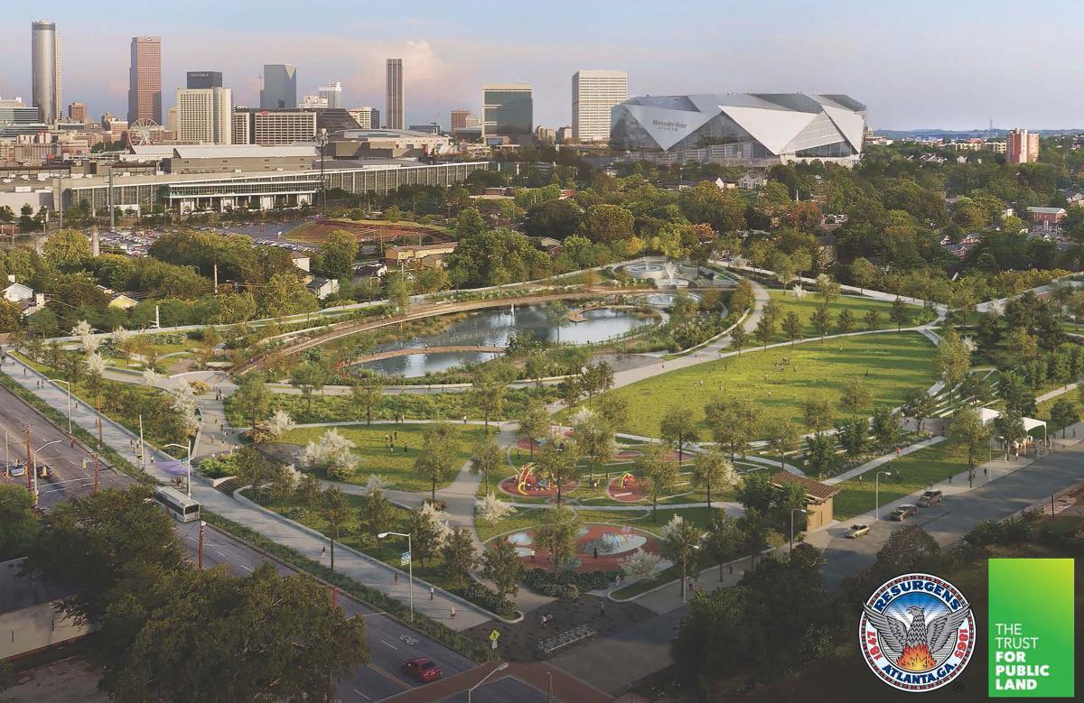 Cook Park aerial rendering.