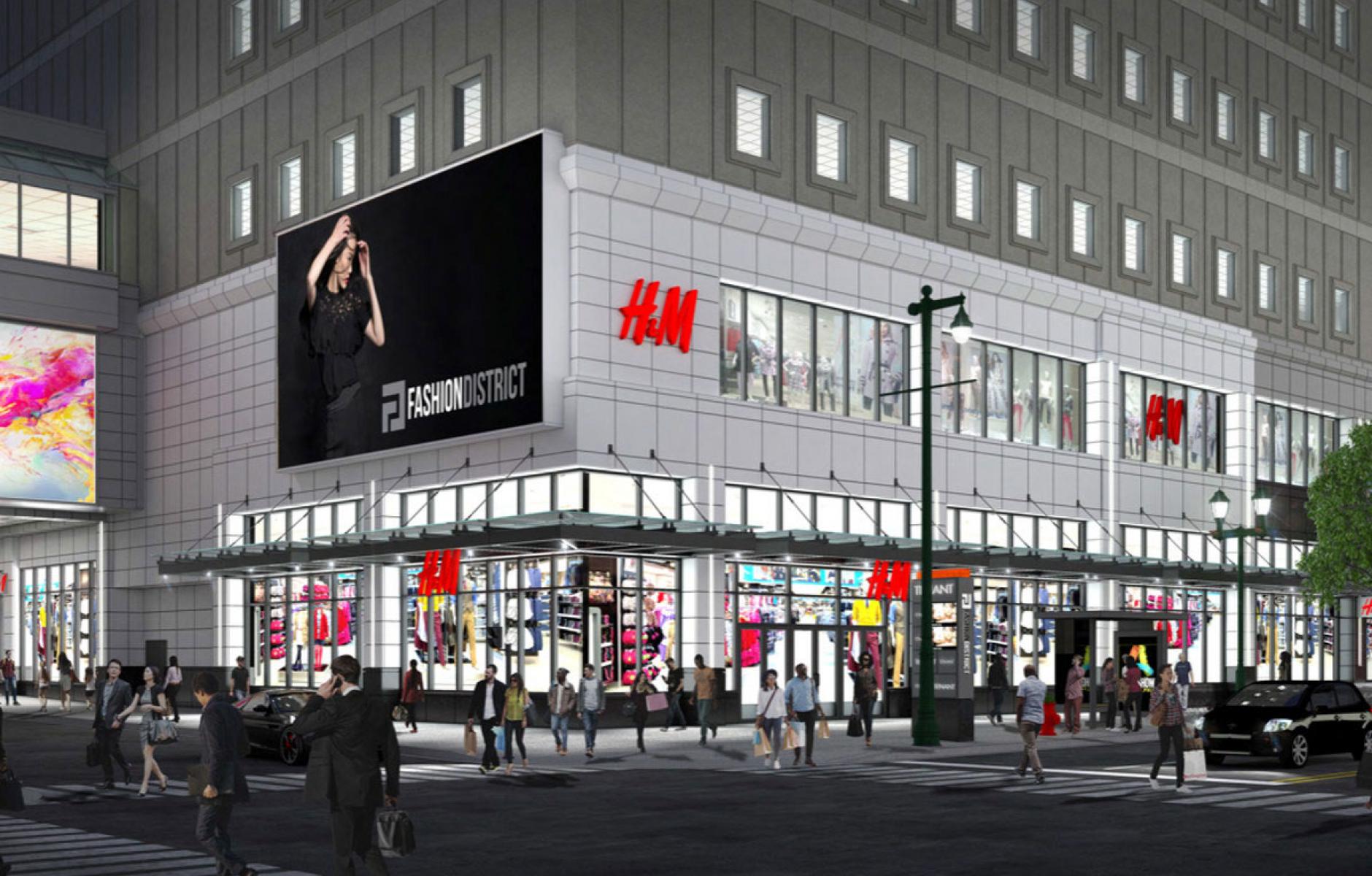 The Fashion District in Philadelphia.