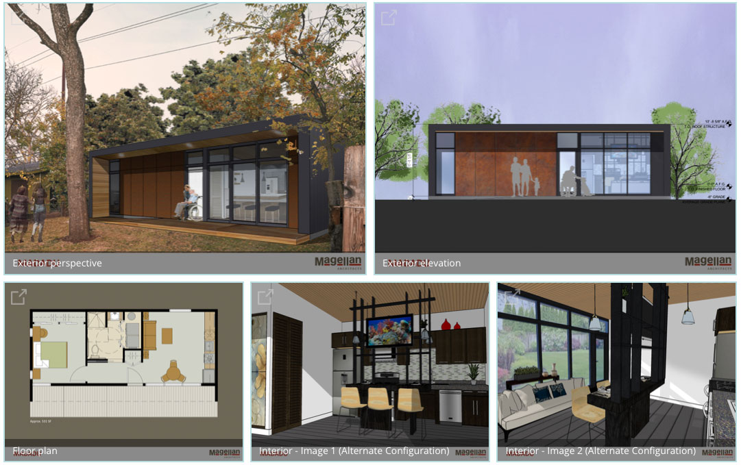 A cottage by Magellan Architects.