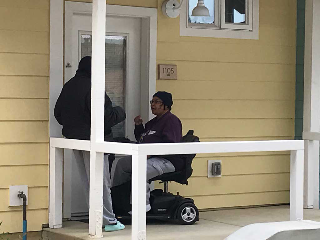 A resident of Valley View. Source: Charles Durrett.