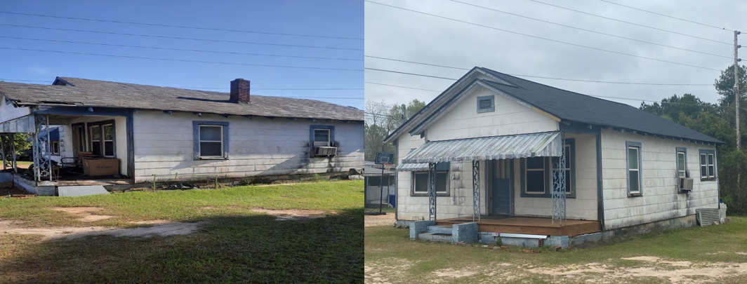 Screenshot-2022-04-06-153342.png Before (left) and after (right) shots of a home whose roof was repaired. Roof repairs are only the beginning of the housing improvements that the city is funding with ARPA and carrying out for qualifying residents. (Source: City of Louisville)